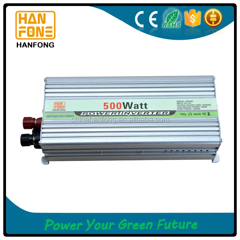 500 Вт автоматическая защита преобразователя постоянного тока в переменный 12 В 110 В/220 В умный soalr власти инвертор