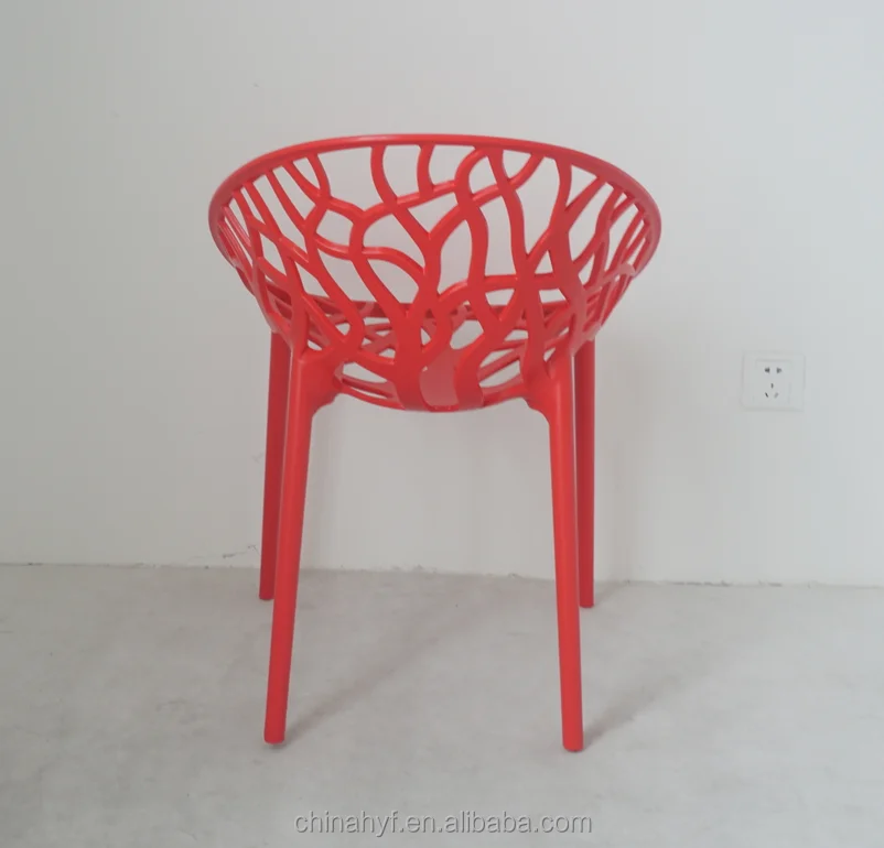 
replica PP plastic stackable dining vegetative chair PP-104A 