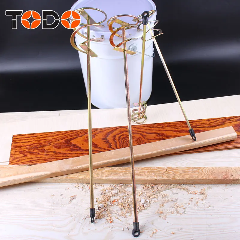 Todo Tools Drywall Mud and Paint Mixer Universal HEX Mixing Paddle