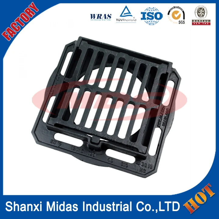 Ковкого чугуна дренажной овраг решеткой