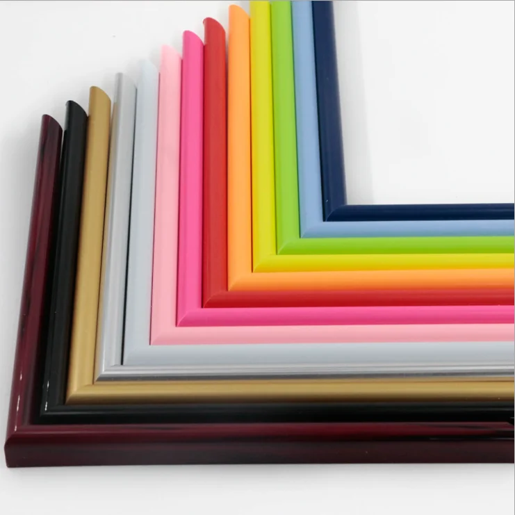 China Factory wholesale all size colorful PVC photo frame A4 plastic picture frame 10X15 13X18 18X24 15X21 21X30 30X40 40X60