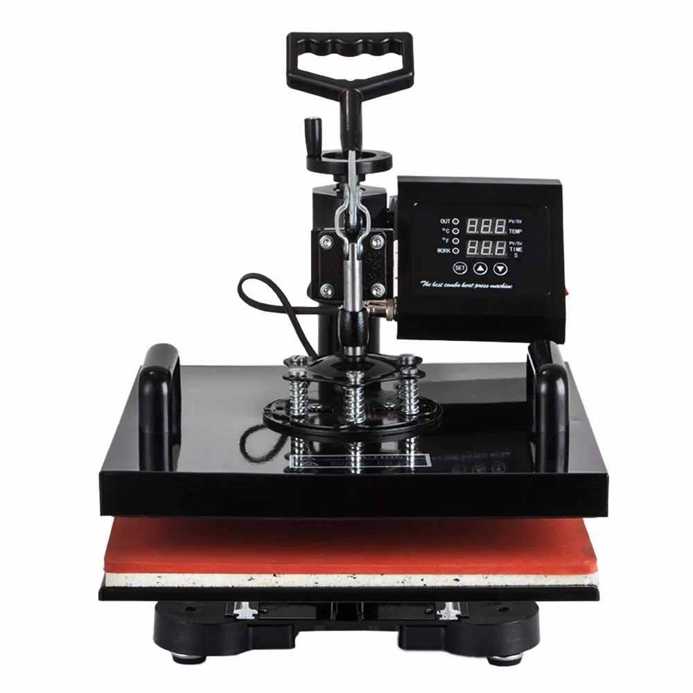 
5 in 1 Digital Heat Press Machine Multifunctional Transfer Sublimation for T-Shirt Mug Cup Hat Cap 15
