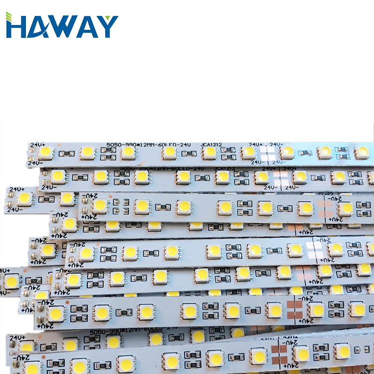 Chinese supplier SMD5630 SMD5050 24V SMD2835 black light uv strip led light strip