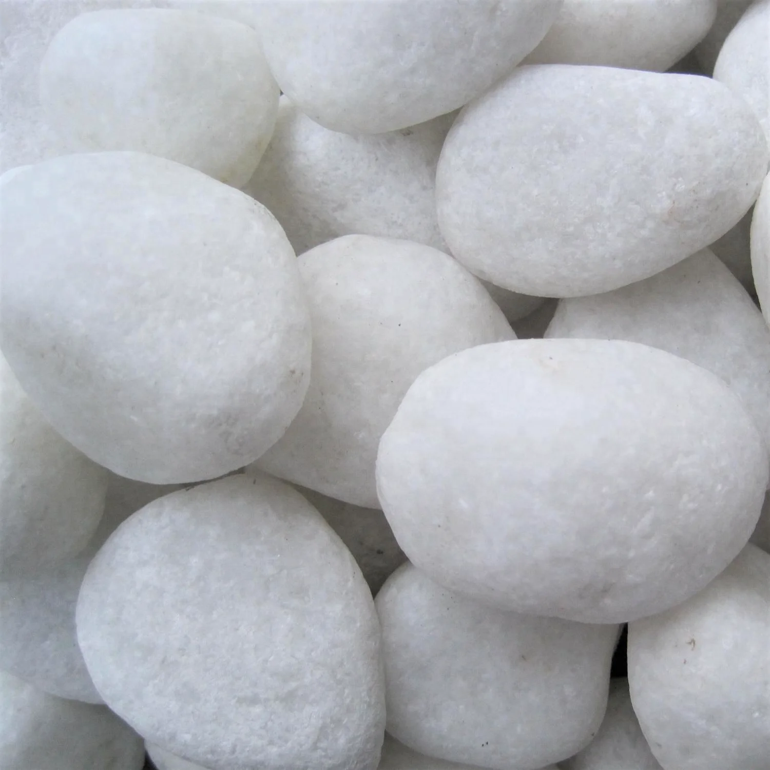 Cobble Pebble Paving snow white stone tumbled rocks cobblestone