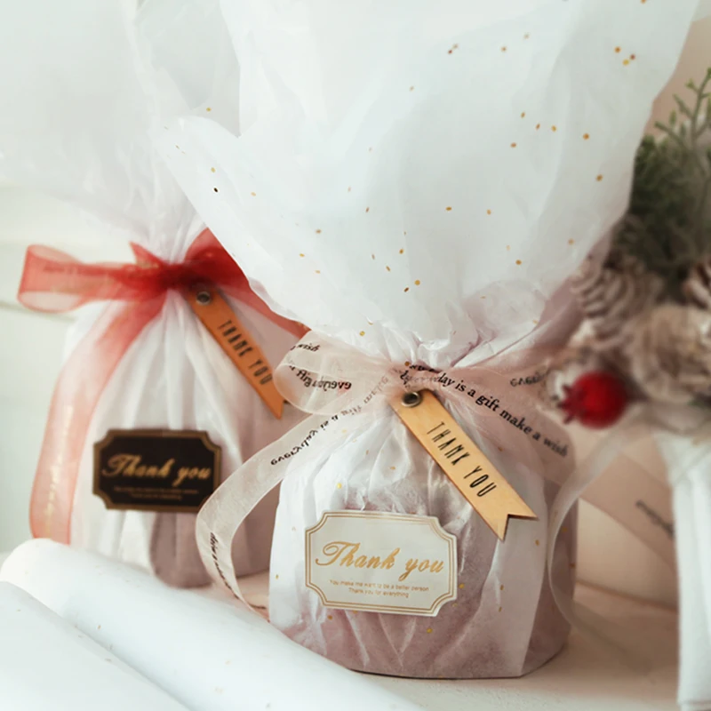 
Premium sheer matte organza gift wired ribbon roll 