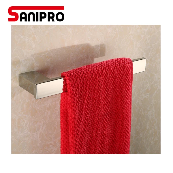
Sanipro 304 stainless steel single towel rail 
