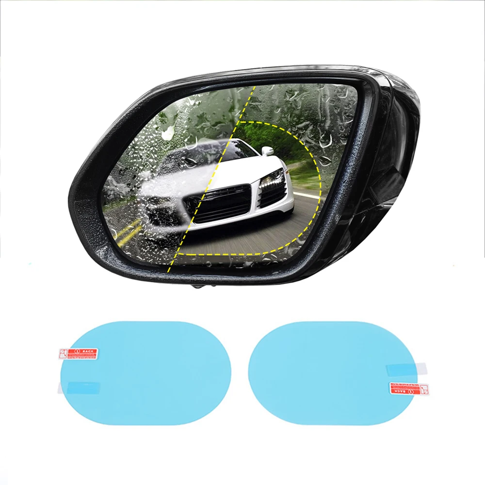 Car Anti Water Mist Film Anti Fog Nano Coating Rainproof Rearview Mirror Window Protective Film Waterproof Motorcycle Styling