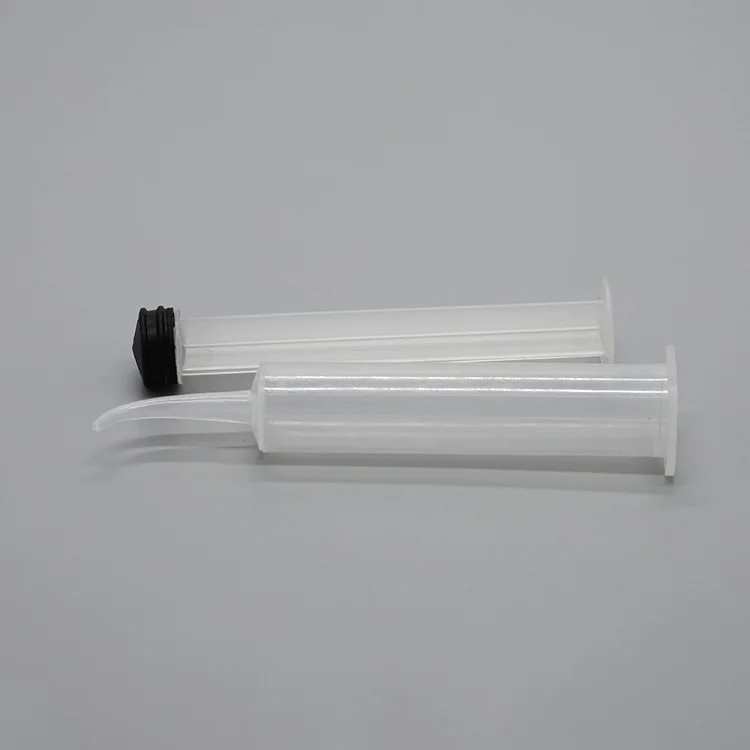 
Disposable plastic curved tip syringe dental syringe 