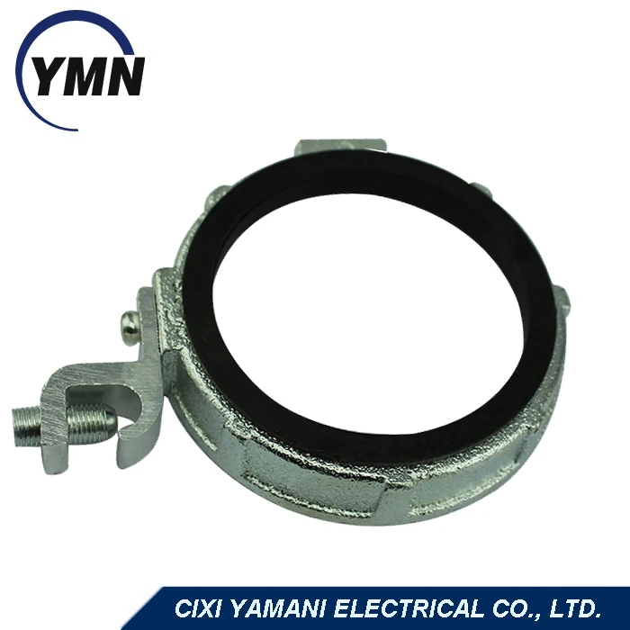 Zinc Plated Malleable Iron Grounding Bushing with Insulated Throat