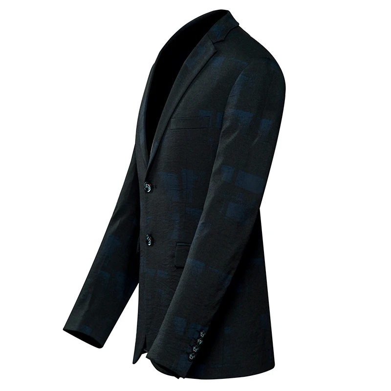 Весенняя мужская мода, для отдыха, деловой костюм с принтом, куртка и платье для мужчин