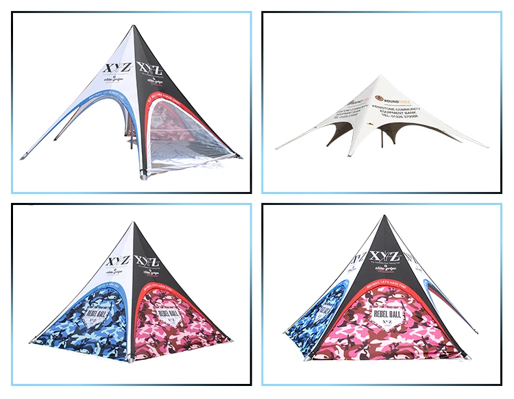
Newest double star canopy tent party star tent for sale 