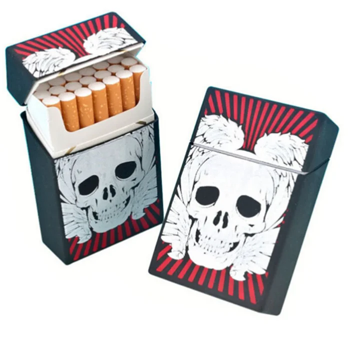 hight quality promotional dimensions cigarette case box slim custom silicone cigarette case box