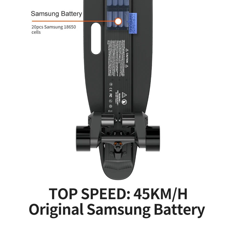 
Newest Skateboard Electric 4 Wheel e-Skatebaord With APP 45KMH Motorized Skate 