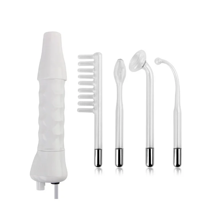 Private label microcurrent high frequency skin therapy wand machine