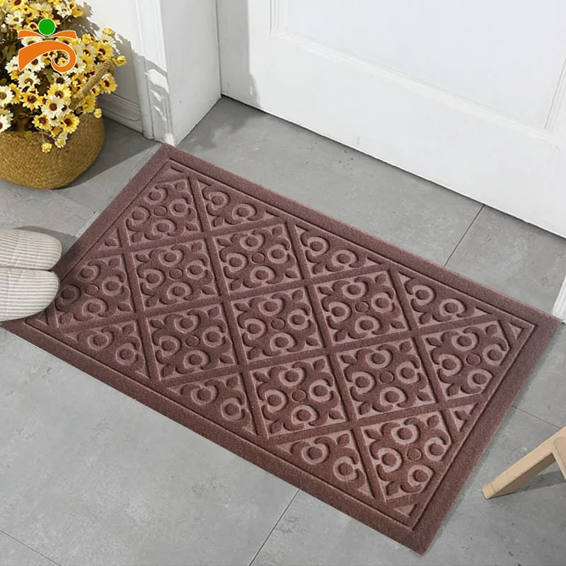 
Kitchen entrance dirt trapping 100% recycled used waterproof rubber floor mat 