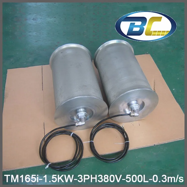 
 Сверхмощный Конвейерный ролик из нержавеющей стали TM165i, моторный барабан, ременный приводной шкив  