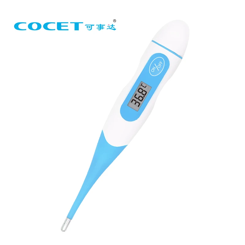 OEM CE Certification Accurate 2 Decimal 0.01 Electronic Digital Ovulation Basal Body Thermometer With Flexible Probe
