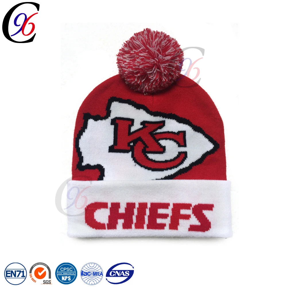 Chengxing wholesale soft cheap crochet jacquard pattern custom online wholesale knitted 100% acrylic hat