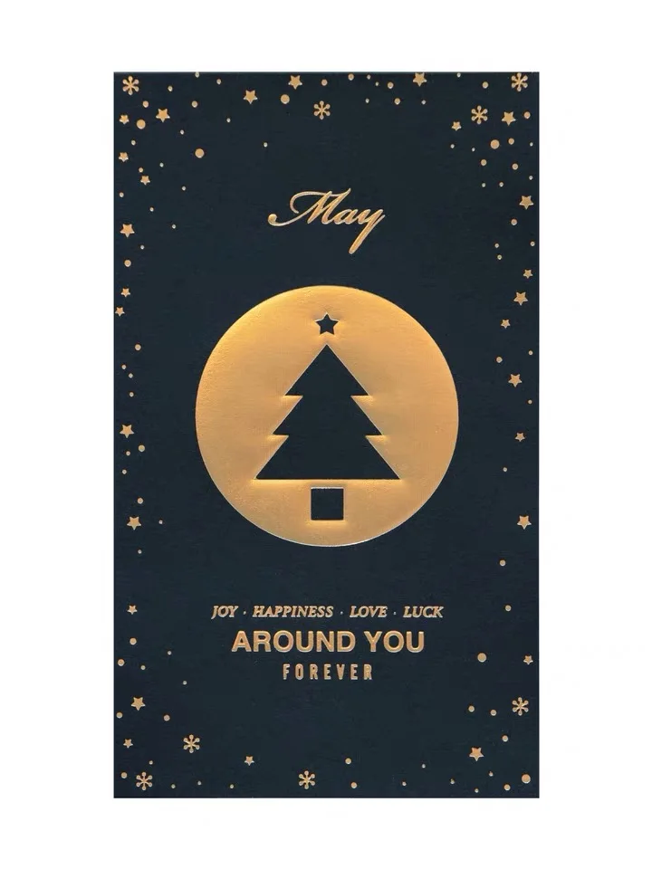 Happy Birthday Thank You Cards Invitation Cards Wedding Kraft Paper Greeting Card
