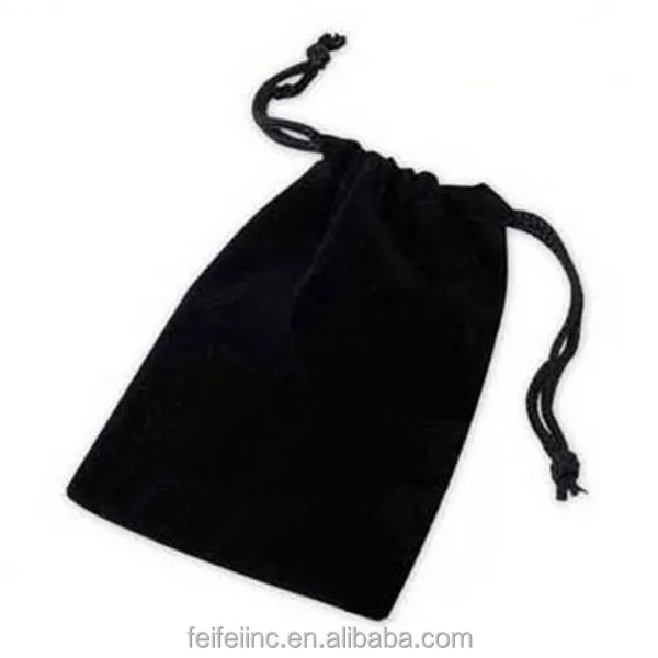 custom jewelry velvet drawstring pouch bags