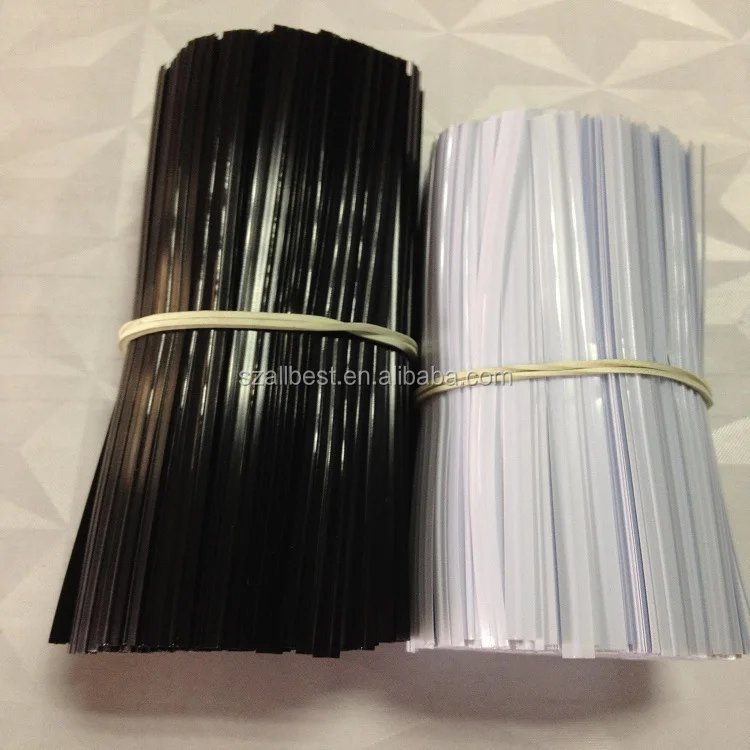 
High Quality gold, silver, green, red, blue, black Tin Tie in Packing Bags 