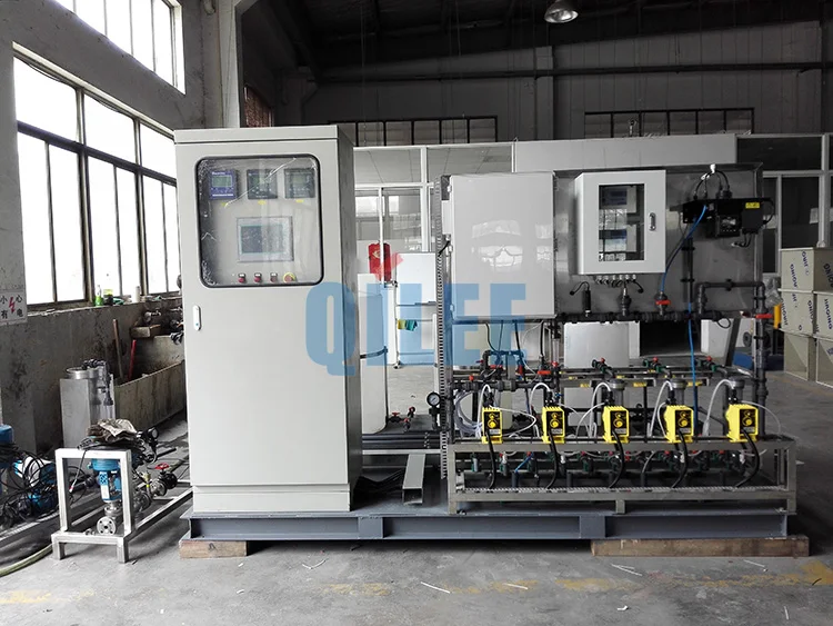 Liquid Skid Mounted Plc Control Cooling Tower Chemical Dosing System