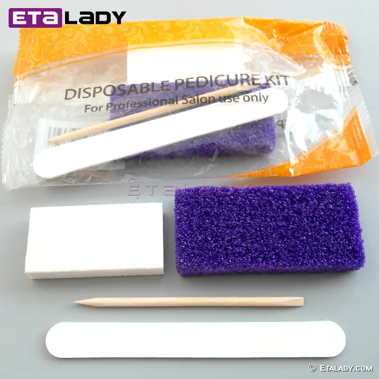 Professional Manicure Pedicure Tool Sets Disposable Pedicure Kit with Pumice