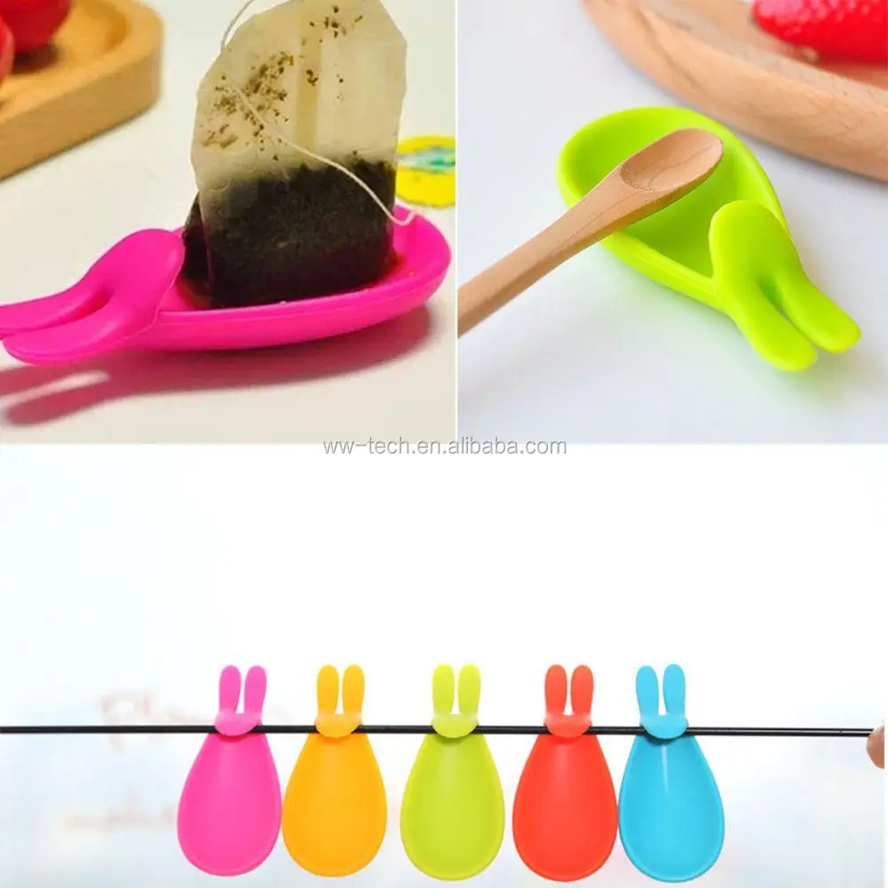 Cute Bubby Rabbit Silicone Tea Bag Holder
