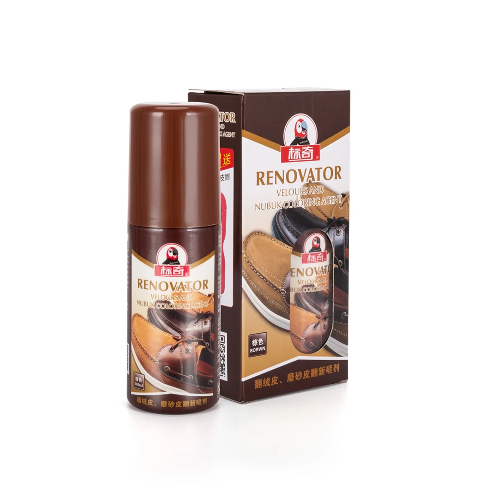 Factory Supply Leather Durable Sprayer Nourishing Coloring Agent Renew Freshener Suede Revive Agent Suede Nubuck Renovator