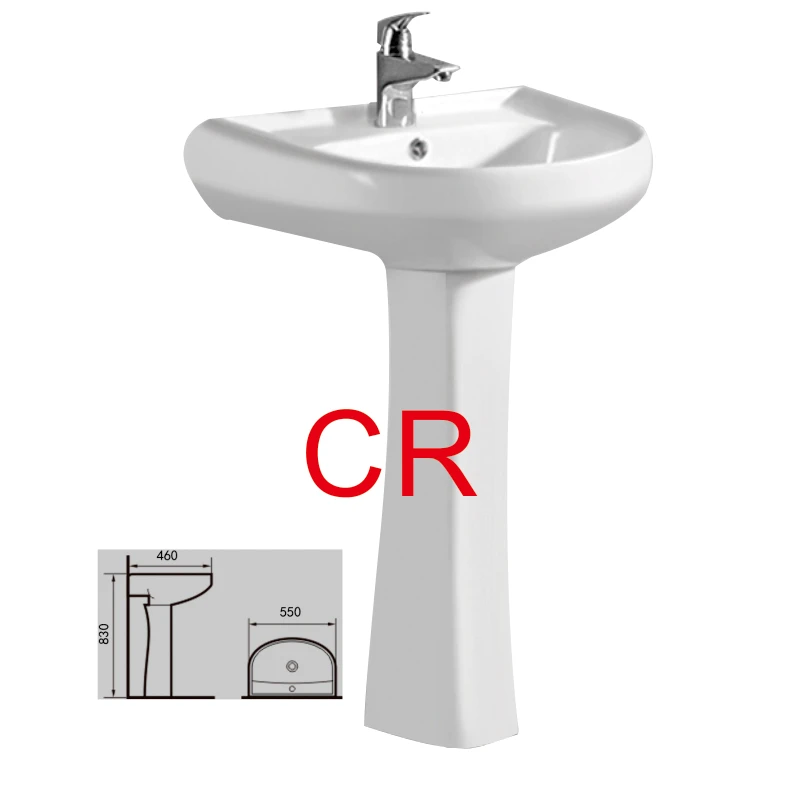 Africa style two piece twyford toilet and sink blue color wc toilet