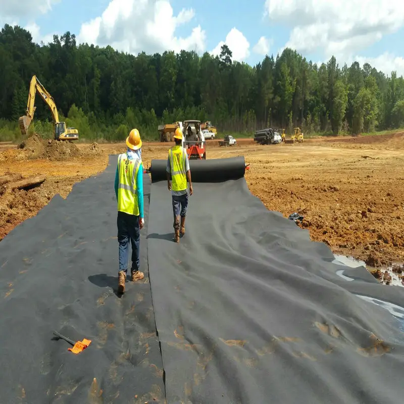 
PP / PET impermeable non - woven geotextile for construction 