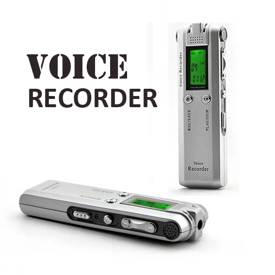 8GB Double Build in Microphone Digital Voice Recorder support Telephone Record and phone call recording device