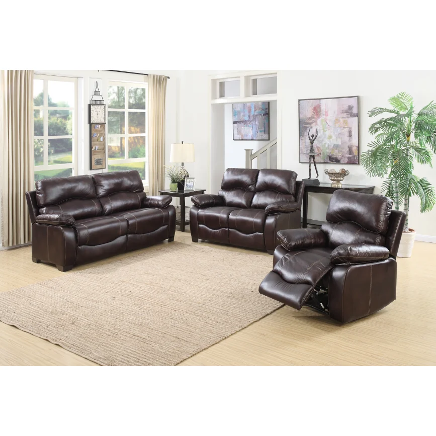 Frank furniture living room leather recliner sofa corner sofa
