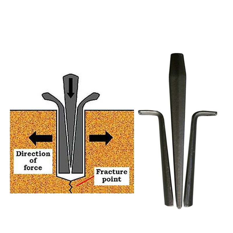 Распродажа карьерный гранит 32 мм разделительные заглушки каменные клинья