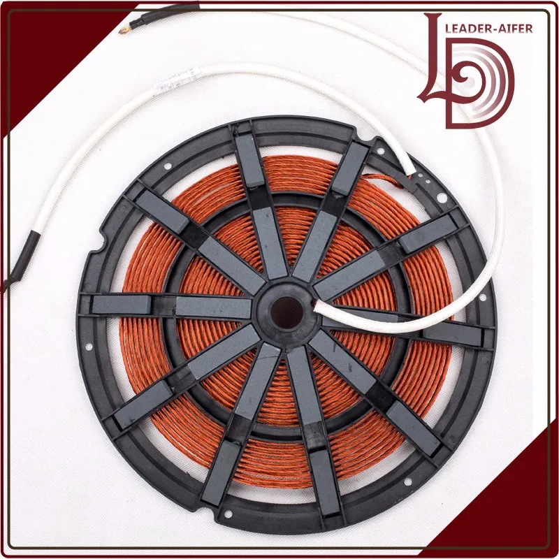 
big size high frequency heating coil, induction cooker coil plate. 