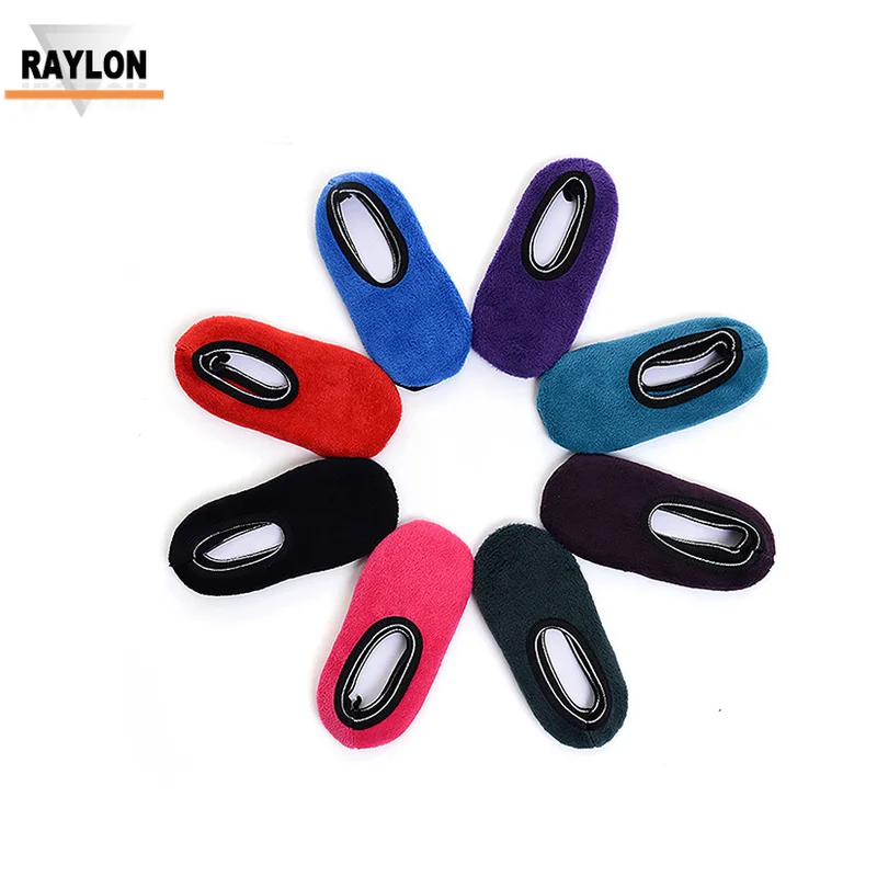 Raylon-1146 slipper sock knitted slipper sock adult floor socks with rubber sole
