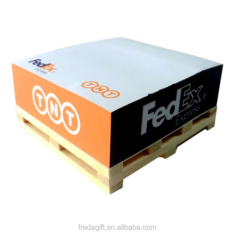 Print Wood Pallet Memo Cube / Pad Notepad With