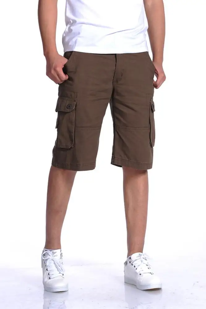 Blank Plain Custom Mens High Waisted Mens Zipper Shorts
