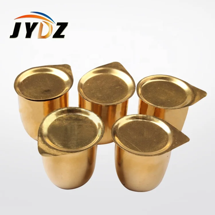 99.999% purity 30ml gold crucible for laboratory