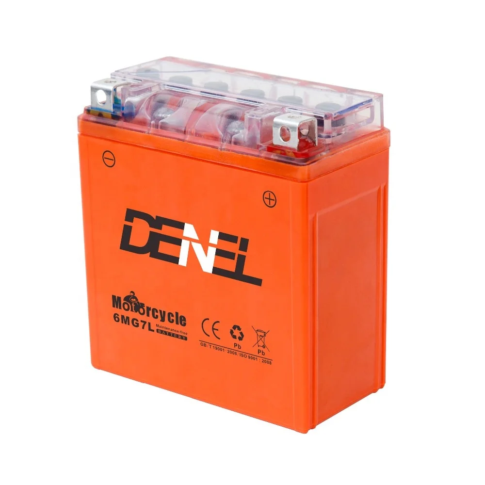 12 v батареи свинцово-кислотная АКБ для мотоциклов, 6MG7L