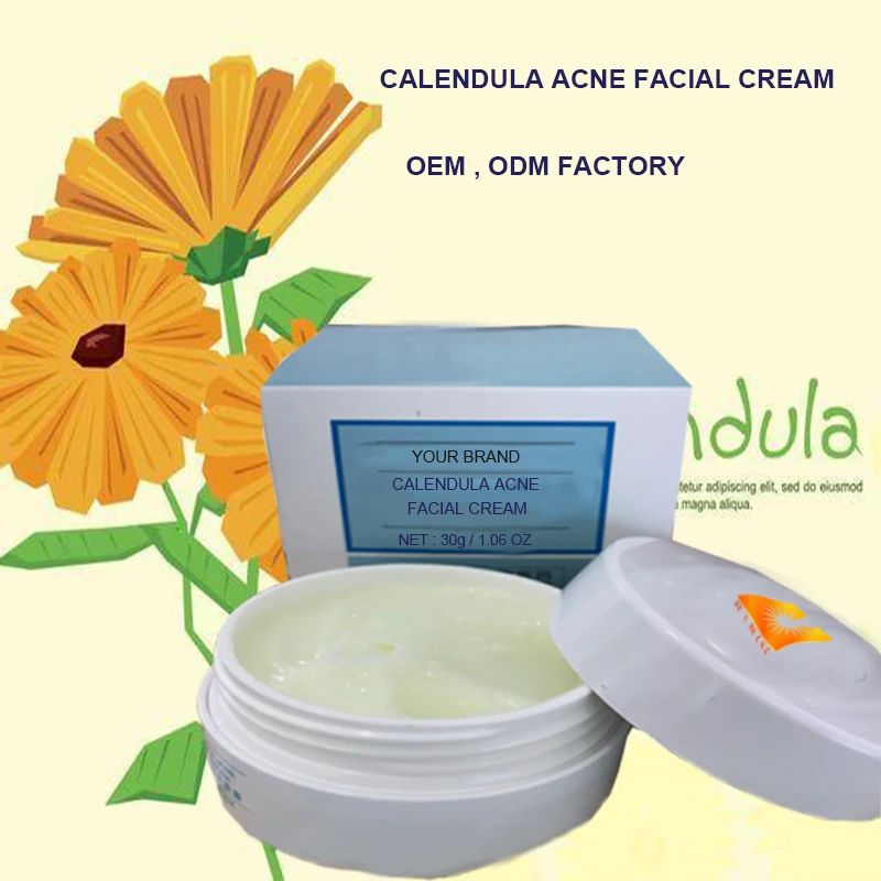 
Customizing anti acne function with your design calendula acne cream treatment 