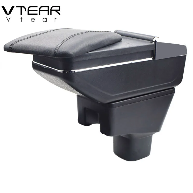Vtear Armrest Interior Center Console Storage Box ABS 2006-2016 for SUZUKI SX4 Arm Rest Car-styling Decoration Accessories Parts
