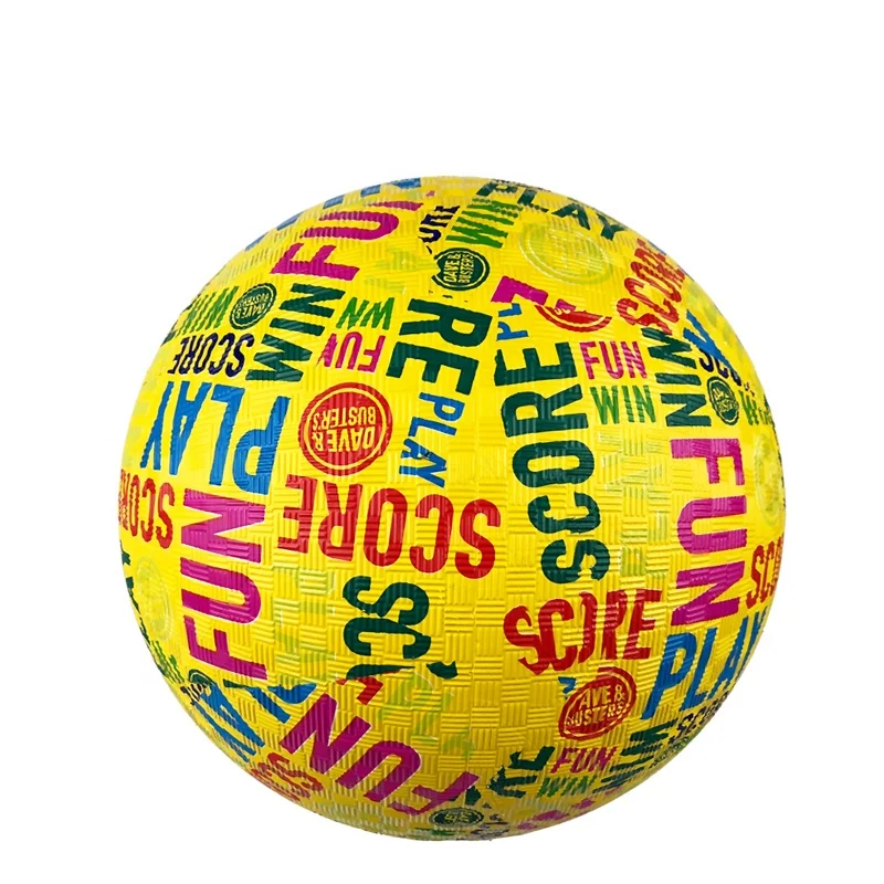 Customized Factory Colorful Child 8.5 Inch Rubber Playground Ball Dodge Ball