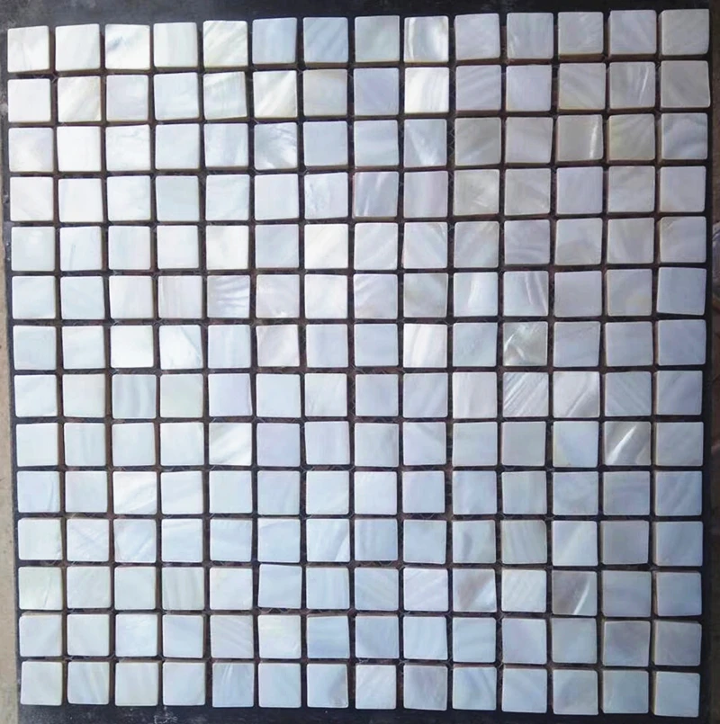 
Top seam pure white seashell wall tile/ mother of pearl shell mosaic/ mosaic shell Shower Floor 