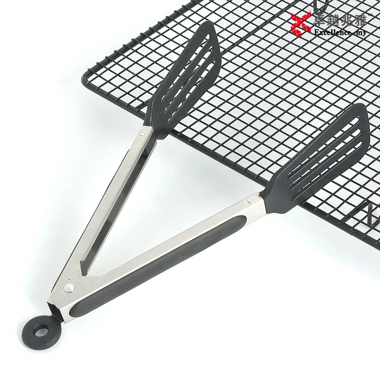 9 inch kitchen Nylon cooking high quality food tong vegetable&fruit salad meat fong tong nylon tong