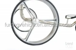 2018 New Design Stainless Steel Golf Trolley ,Electric Golf Caddy with 304 steel