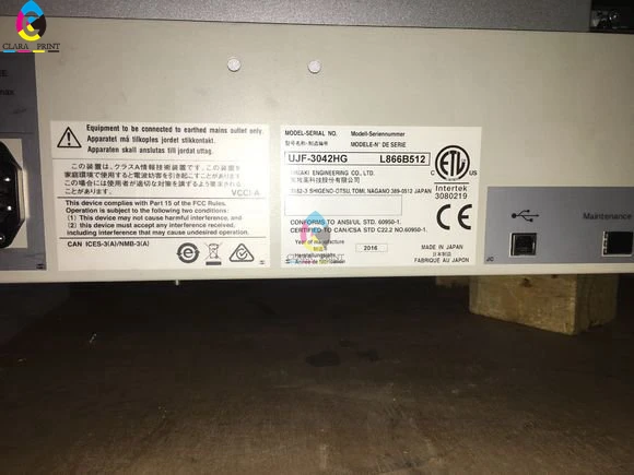 Second Hand Mimaki UJF3042 UV LED Desktop Printer  With Mimaki LH100 Curable UV LED Ink