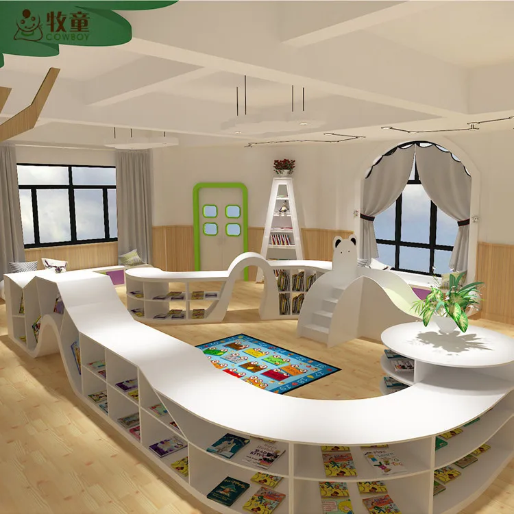  Высококачественная деревянная книжная полка в современном дизайне из Малайзии игрушечные Шкафы для детских садов классные столы детей школьная