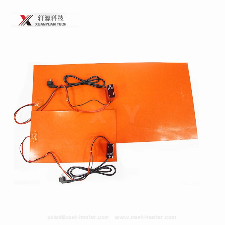 12V 220V battery powered portable silicone rubber heater