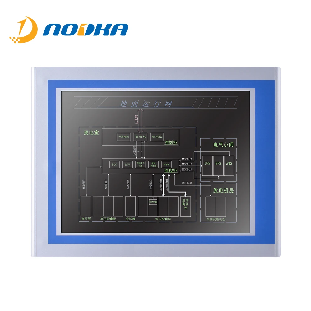 X86 single board mini industrial touch screen panel pc computer 10.4 inch